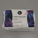 L. Ultra Thin Pads for Women, Overnight Absorbency, Organic Cotton Top Layer, Unscented Pads with Wings, 96 Count (4 Packs of 24)