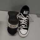 Converse Women's Chuck Taylor All Star Madison Canvas Mid Top Sneaker (7, Black/Black/White)