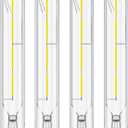 T10 Led Bulbs E26 Dimmable Light Bulb 40 Watt E26 Tube Bulb 5000K Cool White 8.9in LED Light Bulbs 4W T10 Long Light Bulb for Lamp,Wall Scones,120V,400lm,4 Pack