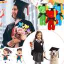 Sotiff 24 Pcs Mini Graduation Bear Plush Gift Stuffed Animal with Cap Gift for Her, for Him, Class of 2026 Graduation Present for College High School for DIY Keychain Xmas Decorations(Multicolor)