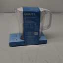 Brita Small 6 Cup Denali Water Filter Pitcher with 1 Brita Standard Filter, Made Without BPA, Bright White