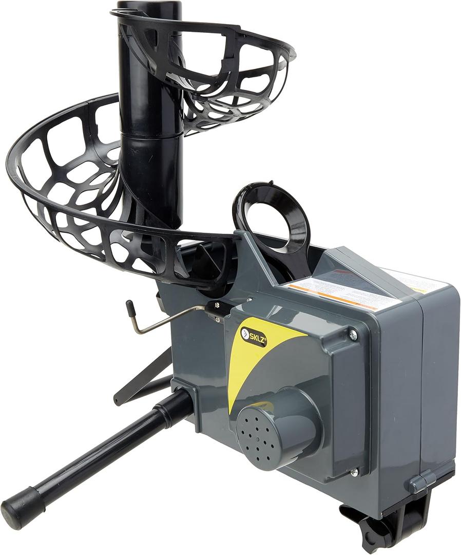 SKLZ Pitching Machine | Improve Your Swing | Ideal for Baseball & Softball Drills | Develops Hitting Power and Fielding Skills | Portable & Easy to Use