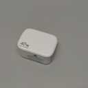 Retractable Wall Charger Block for iPhone, 40W PD Fast Charger with Retractable Lightening Cable and USB Port, Portable Charger Adapter with Foldable Plug for iPhone14/13/12,iPad,Air-Pods White