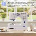 Ninonly Sewing Machine for Beginners, Electric Sewing Machine with 16 Stitches, Foot Pedal and Accessories Kit for Home DIY Sew Projects, Purple
