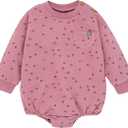 Modern Moments by Gerber Unisex Baby Bubble Romper, Daisy Rose, 36 Months