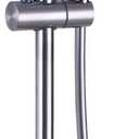 Shower Slide Bar with three Function Massaging Hand Shower Head Adjustable SUS 304 Stainless Steel Brushed D500011BN
