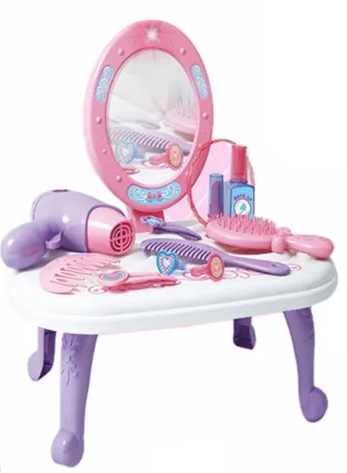 Happy Girl pretend play vanity set with light and sound effects