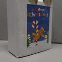 5FT Christmas Inflatables Gingerbread Man, Christmas Decoration Outdoor Built-in Bright LED Light Hold Candy Cane Blow Up Yard Decoration Blowups for Indoor Holiday Party Xmas New Year