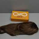 Brown Highlight Synthetic Lace Front Wig, 13X6 HD Long Straight Layered Glueless Wigs for Women Daily Use 26IN （TT6/116 ）