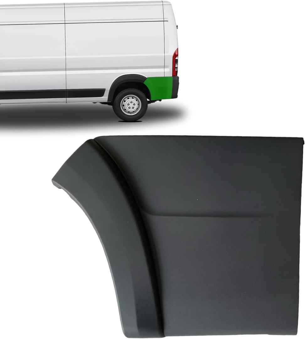 Rear Quarter Panel Trim Molding Cover Side Panel Fits for Ram ProMaster 1500 2500 3500 Cargo Van 2019 2020 2021 2022 Short Body Standard Model (NOT Extended Model)