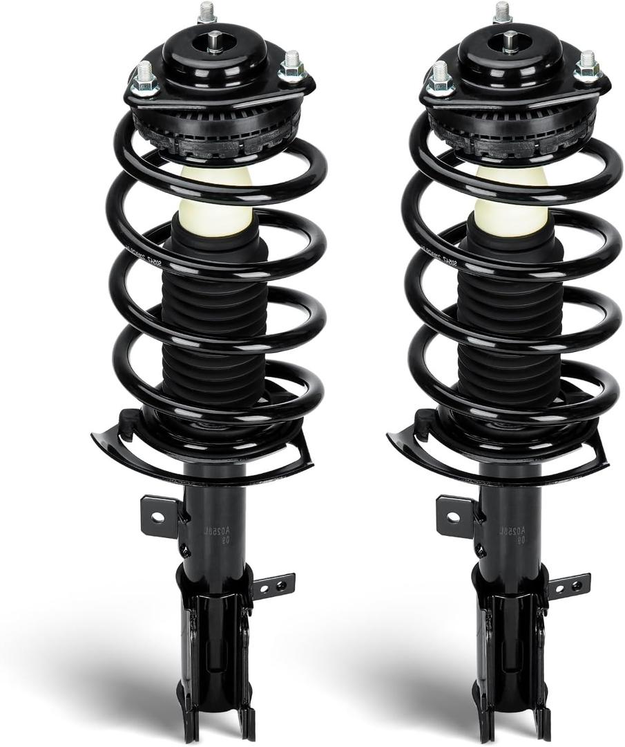 Front Complete Struts Assembly w/Coil Spring Shock Absorber Fit for Chrysler 200 2011-2014, 2008-2014 for Dodge Avenger, 2007-2010 for Sebring, Replace for 271131 271130, 2Pcs