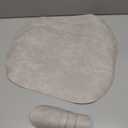 Faux Leather Placemats Set of 4 with Matching Coasters, Heat Resistant PU Oval Placemats, Waterproof Wipeable Washable Place Mats, Non-Slip Table Placemats for Dining Table Kitchen Patio
