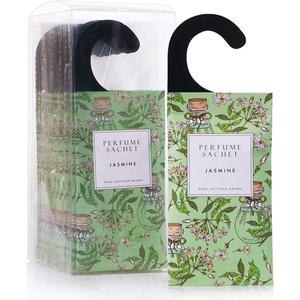 ROSE COTTAGE Large 12 Packs Jasmine Hanging Closet Deodorizer Air Freshener Long Lasting Scented Sachets Smell Goods for House