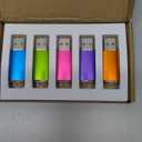 K&ZZ 5 Pack 64GB Flash Drive 64 GB USB Flash Drives USB 2.0 Thumb Drive Gig Zip Drive Stick 64G Flash Memory Stick Jump Drives for PC Laptop, Multicolored