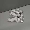 2 x 2PCS Hair Bows for Girls White Bowknot Hair Clips BarrettesLeather Bows with Long Tail Hair Accessories for Girls Toddlers Teens Kids