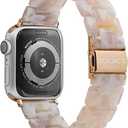 Solace Bands Lightweight Perma Watch Band - Universal Fit for Apple Watch Bands for Women & Men, iWatch Bands for 38mm 40mm 41mm 42mm 44mm 45mm 49mm Ultra, SE, Series 11 10 9 8 7 6 5-1