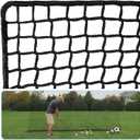 IUZEAI Golf Practice Net - Heavy Duty Nylon Netting, 10x10ft/10x15ft/10x20ft (Black)