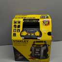 STANLEY 1000 Peak Amp Automotive Jump Starter, Portable Power  2.1A/10W USB Port, 12V Outlet, 120 PSI Air Compressor for Tires, Bikes & Sports Equipment