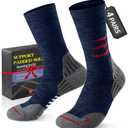 Bbfrey Crew Compression Socks for Men Women - Mild Support, Wicking Cushioned Compression Running Socks for Sport Basketball