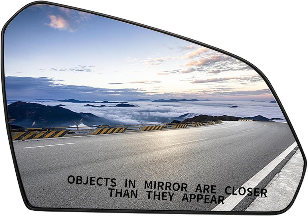 Passenger Side Mirror Replacement for Hyundai Sonata 2015 2016 2017 2018 2019 - Rear View Mirror Glass, Right Side Mirrors Glass with Power Heated