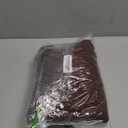 chouyatou Women's Winter Chunky V Neck Long Sleeve Loose Cable Knit Sweater Pullover, S, Brown