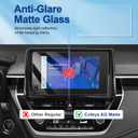 Anti-Glare Matte Screen Protector for 2023-2026 Toyota Corolla Cross (L/LE/XLE/Hybrid S/Hybrid SE/Hybrid XSE) 8-inch Touch Screen, 9H Tempered Glass 2026 2025 Corolla Cross Accessories 8"