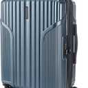 BAGSMART Carry On Luggage 22x14x9 Airline Approved, Lightweight luggage with Spinner Wheels, 20 Inch Expandable Hardside Carry On Suitcase with TSA Lock Rolling Travel suitcase Carry-On, Royal Blue