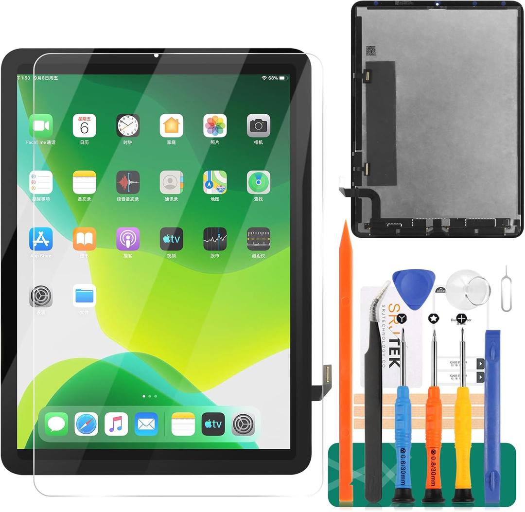 for iPad Air 4 2020 LCD Screen Replacement iPad Air 4 10.9 LCD Display A2324 Touch Digitizer Compatible with Model A2072, A2325, A2316 Assembly Repair Parts Kits