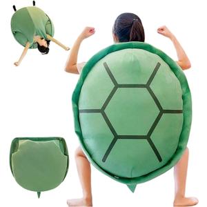 Wearable Turtle Shell Pillows,40in Tortoise Plush Pillow,Giant Wearable Turtle Shell Pillow ,Removable Oversized Doll Throw Animal Costume Wearable Plush Toys Best Gifts for Kids and Adult (39.4in)