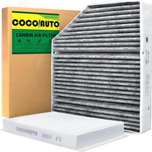Cabin air Filter kit for GLC300 (2016-2022), C300 C400 GLC350e GLC43 E350 (2015-2023), E300 E400 C450/C43/C63/GLC43/E53/E63 AMG (2018-2023), Replace 2058350147 1668300218
