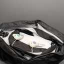 Pamo Babe Portable Playpen Foldable Playard for Baby and Toddler Mattress, Changing Table for Newborn Portable Playard (Black)