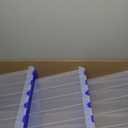 Akro-Mils KeepBox 12 Gallon Storage Container, Nesting and Stackable Plastic Storage Box with Lid Attached, Clear Tote for Garages, Closets, and Moving, 21-1/2" x 15" x 12-1/2", Clear/Blue