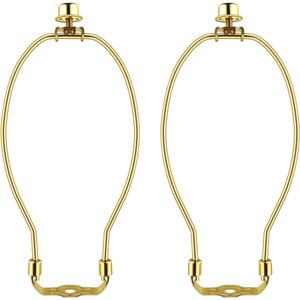 2 Pcs 9Inch Lamp Shade Harp Holders Detachable Lamp Shade Bracket