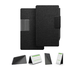 Ayotu Case for Remarkable Paper Pro Move 7.3" with Multi-Angle Stand, 1:1 Fit Smart Folio Cover with Auto Wake/Sleep | Premium Mosaic Weave Cover | Microfiber Lining | Strong(W-Black)