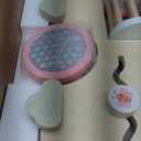 LOLFUN Wooden Baby Walker for Girls with Wheels, Push Walker for Girl 12 Months, Pink Baby Push Toy for 1 Year Old Walking