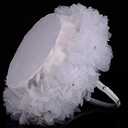 2PCS Wedding Flower Girl Baskets,Cute Handle Flower Girl Basket White Flower Basket for Wedding Decoration (Lace)