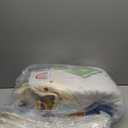 Baby Play Gym Activity Mat, 5 Developmental Zones Wooden Tummy Time Mat with 7 Detachable Sensory Toys for Motor Skills & Sensory Development, Baby Essentials Shower Gift, Easy to Install (37.6*37.6 Inch, Blue)