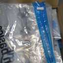 Amazon Basics Vacuum Compression Space Saving Storage Bags with Hand Pump for Clothes Packing, Pack of 8, Multiple Sizes, White