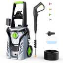 Pressure Washer, Power Washer with 4 Quick Connect Nozzles，4800PSI Power Washer with Foam Cannon for Cars/Fences/Driveways/Patios/Home Cleaning Machine, 2200W