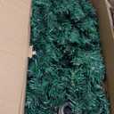 Goplus 4ft Pre-Lit Christmas Tree for Entrances, Set of 2 Artificial Potted Xmas Tree with 100 LED Lights, Timer, 3 Lighting Modes, 160 Branch Tips, Antique Urn Base, Porch Holiday Decor