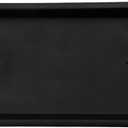 The HC Companies Venetian Rectangular Plant Tray - Lightweight Plastic Plant Saucer - Plant Drip Trays for Drainage - UV Resistant Pot Saucer for Indoor & Outdoor Use (23.5" Black, Pack of 1)