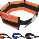 4 Neoprene Pocket Scuba Weight BeltSpear Fishing Nylon-fit for Waist 32" to 52" - Quick-Release Buckle (Orange)