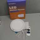 wowatt Battery Operated Ceiling Light Rechargeable Ceiling Lights with Remote Wireless Shower Lighting 3000K 4500K 6500K 7.48in Dimmable Timing Overhead Light for Closet Shower Living Room (1 Pack, 3CCT-Round)