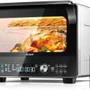 Nuwave TODD ENGLISH iQ360 Digital Smart Oven, 20-in-1 Convection Infrared Grill Griddle Combo, 34-Qt Mega Capacity, 1800 Watts, Adjustable Triple Surround Heat Zones, Smart Thermometer, WIFI Enabled (Black)