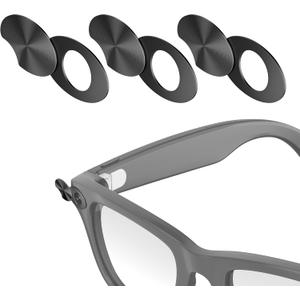 APEXINNO LED Light Blocking Stickers for Ray-Ban Meta Glasses,Rotating Camera Privacy Cover Compatible with Wayfarer/Oakley/Skyler/Headliner Smart Glasses,Rotating LED Sunshade Glasses Accessory