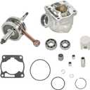 labwork Engine Cylinder Piston Crankshaft Kit Replacement for Yamaha YZ80 YZ 80 1993-2001 Replacement for 4ES-11400-02-00