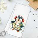 Merry Christmas Sloth Kitchen Dish Towels, Sloth Gifts for Women Men, Winter Holiday Winter Bradypod Xmas Hand Tea Towels for Kitchen Bathroom Decor, 16x24 Inch