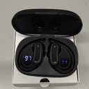 Wireless Earbuds, Bluetooth 5.4 Headphones, True Wireless Stereo Sound Earphones with Noise Cancelling Mic, Fast Charging, IPX7 Waterproof, Comfort Fit Ear Buds for Sports/ Workouts/ Travel (Deep Black)