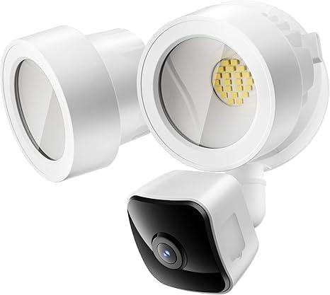 Floodlight Camera Wired, 3K UHD Outdoor Security Camera with 2200-Lumen Motion-Activated Lights, Color Night Vision, 105dB Siren, IP65 Waterproof, Works w/Alexa,2-Way Audio