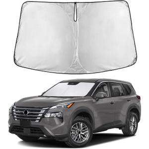 Autovir Windshield Sun Shade Fit for 2021-2024 2025 2026 Nissan Rogue Sunshade, Front Car Window Shades Sun Visor, Blocks UV Rays & Heat, Car Accessories